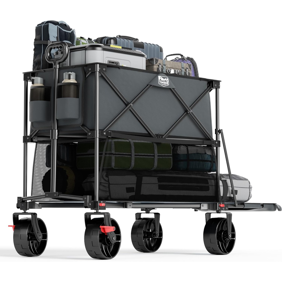 TIMBER RIDGE 51.2'' Extended Wagon Cart TR-21851-BL